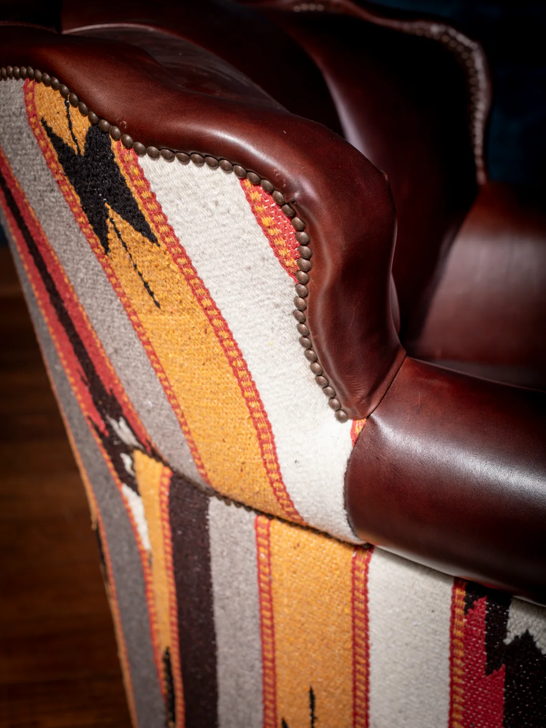Adobe Leather Swivel Chair - Image 2