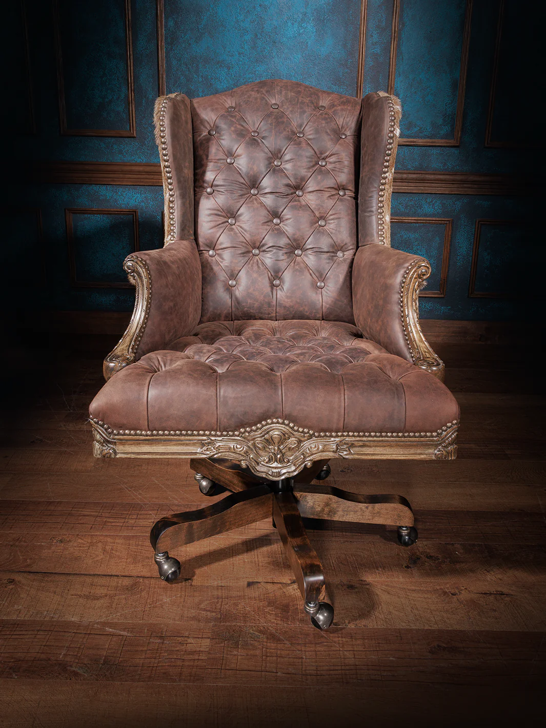 Barbosa Leather & Axis Desk Chair - Image 3