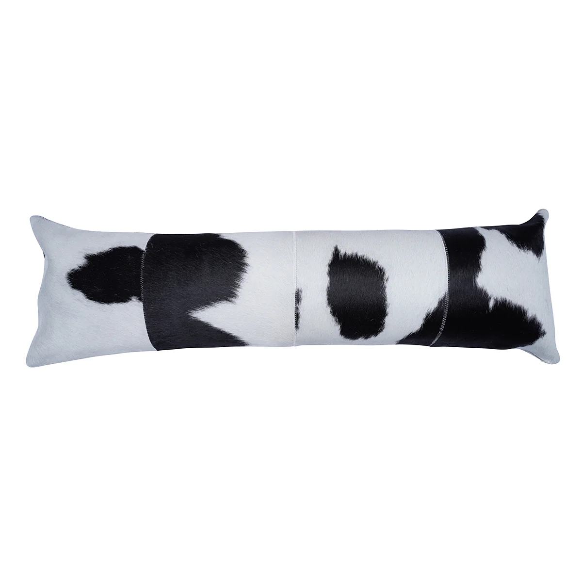 Black & White Cloudy Patch Pillow - Image 3