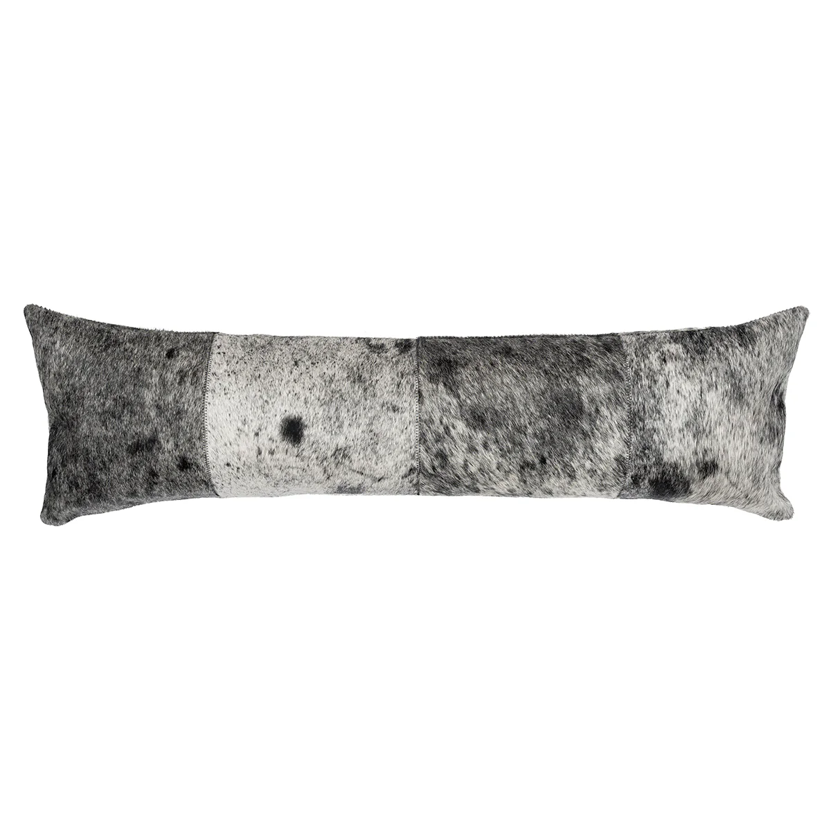 Black & White Salt & Pepper Patch Pillow - Image 3
