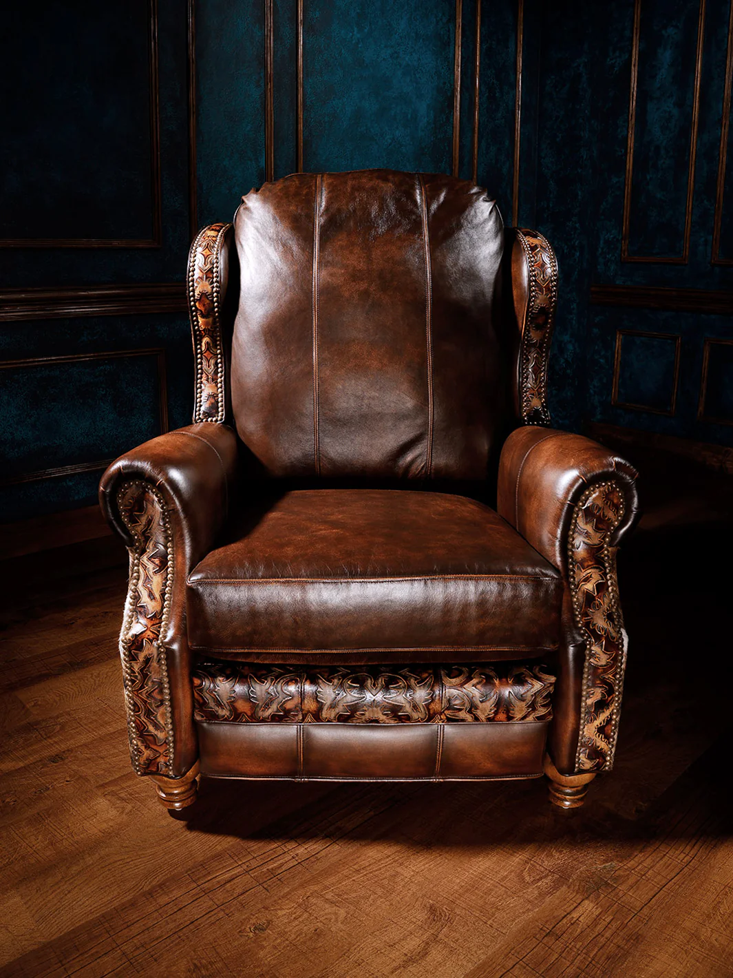 Blackstone Western Leather Recliner - Image 4