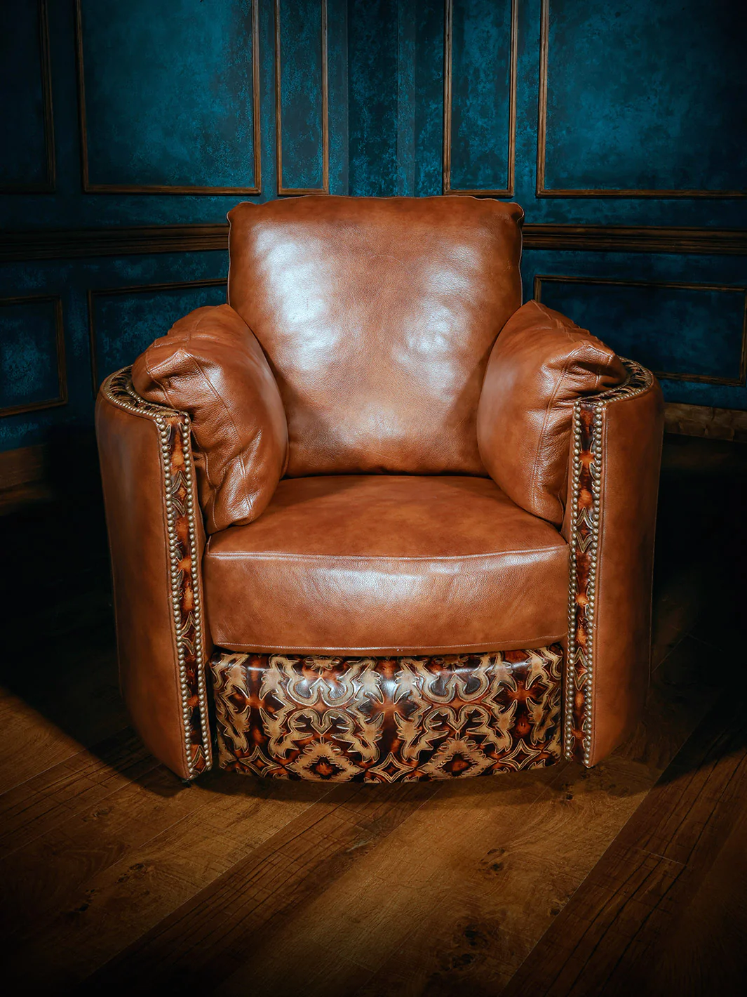 Comfort King Western Snug Swivel Recliner - Image 4