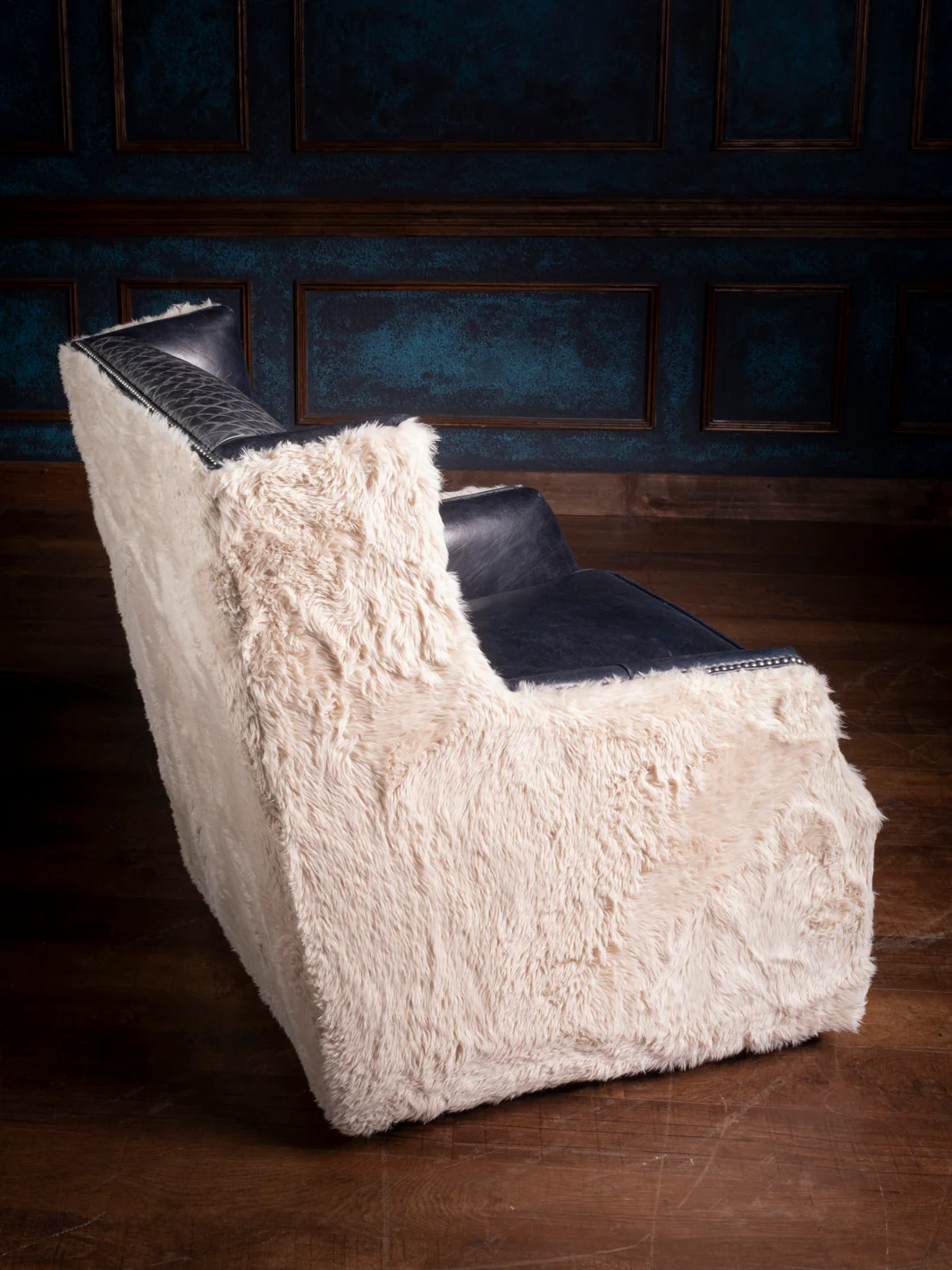 Cowboys Blue Star Leather Swivel Chair - Image 2