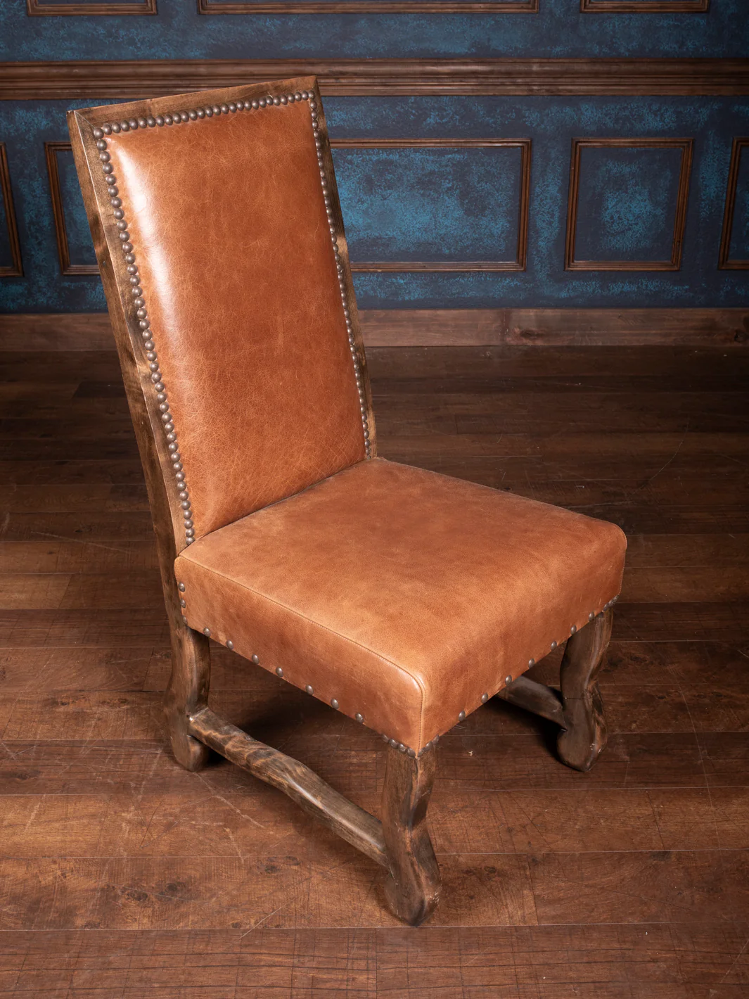 Crest Axis Hide Leather Dining Chair - Image 5