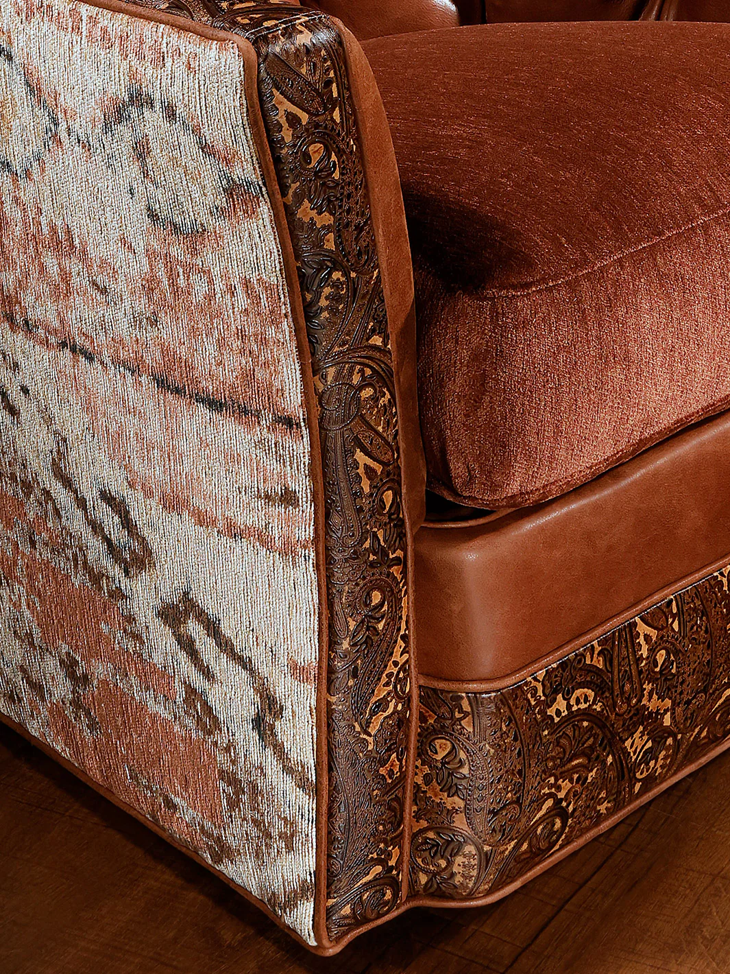 Dakota Western Swivel Chair - Image 4