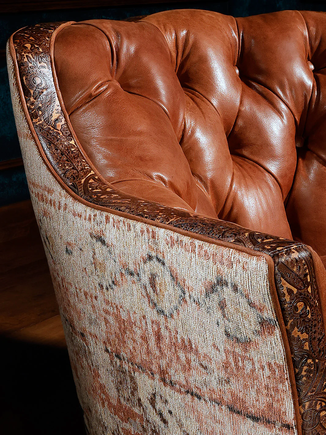 Dakota Western Swivel Chair - Image 5
