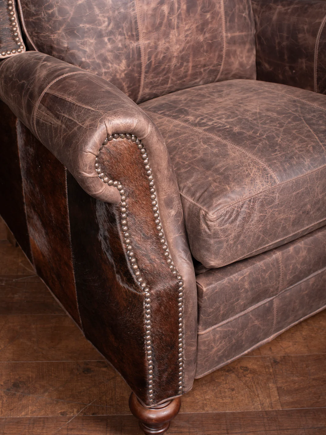 Desert Mojave Pushback Leather Recliner - Image 2