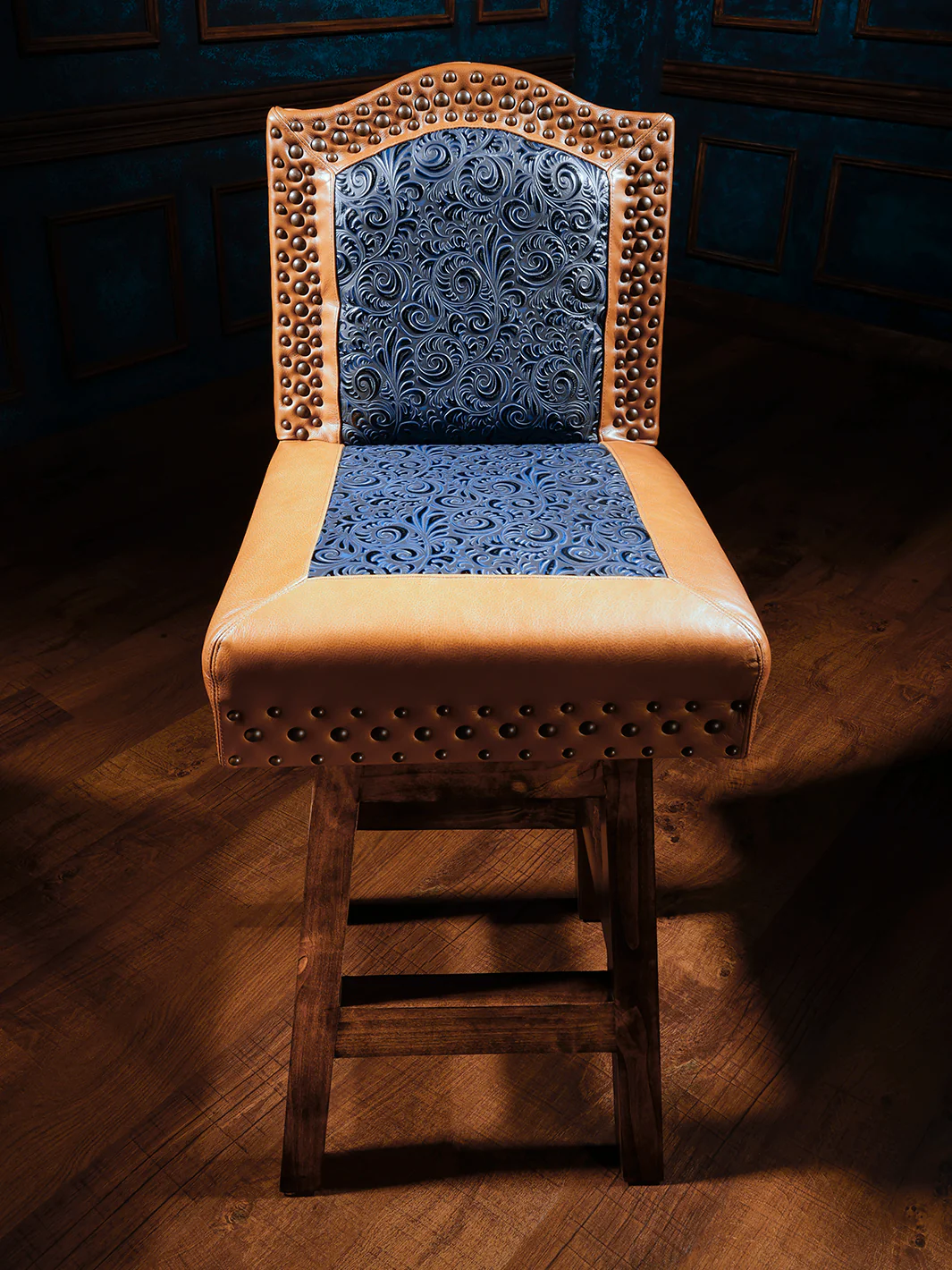 Desert Sky Armless Chisum Western Bar Stool - Image 4