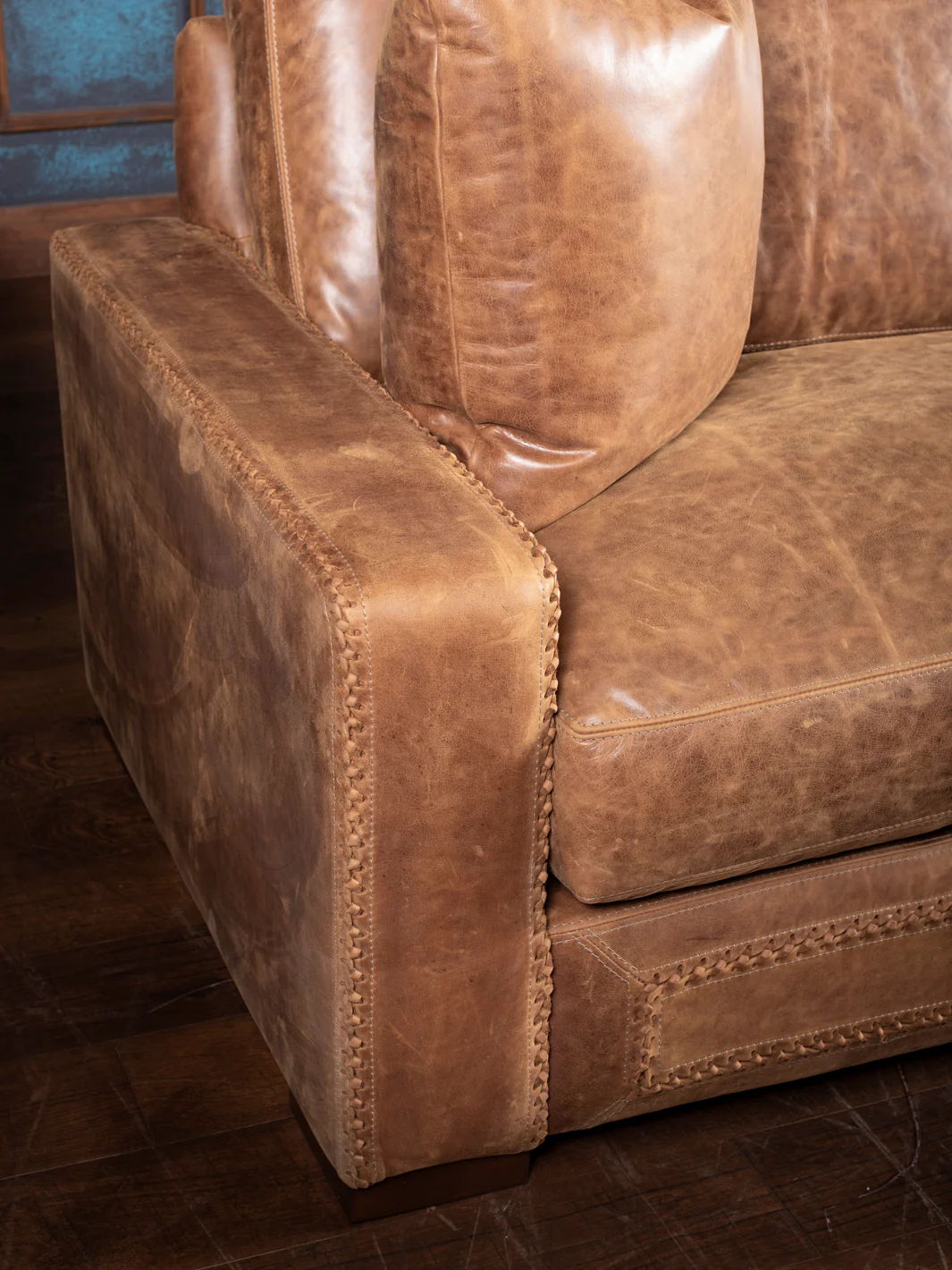 Downtown Cowboy Leather Sofa - Image 3