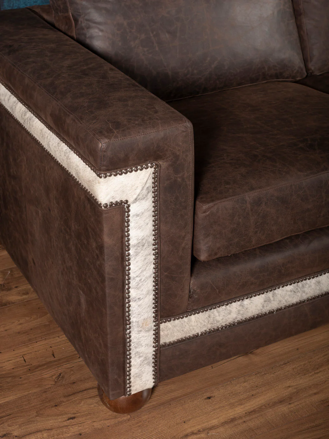Granite Architect Leather Sofa - Image 3