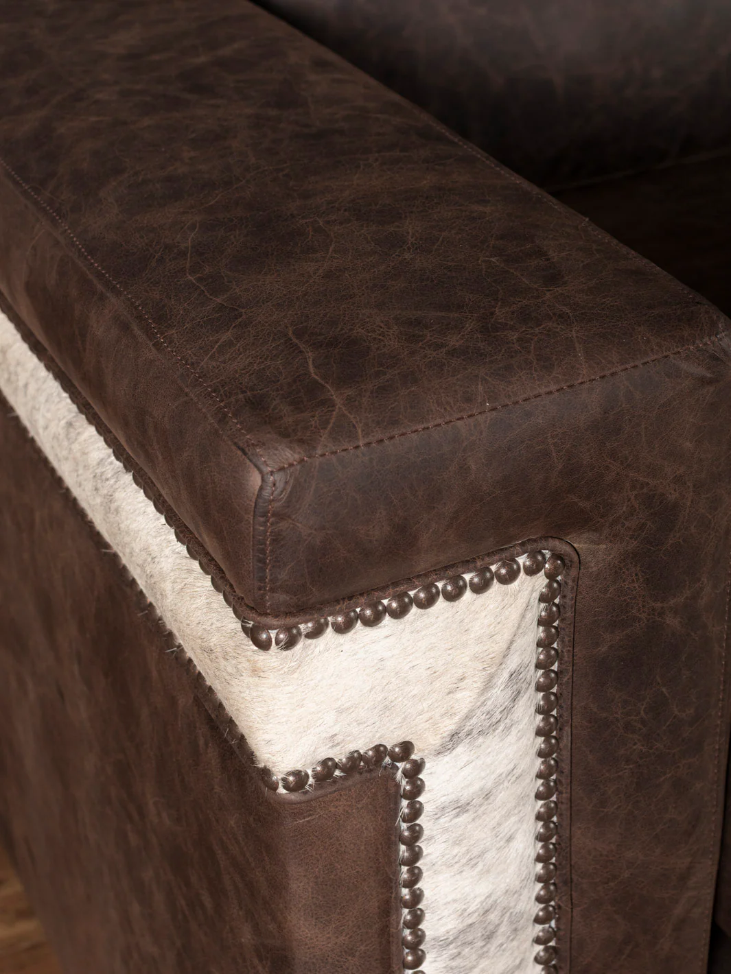 Granite Architect Leather Sofa - Image 5