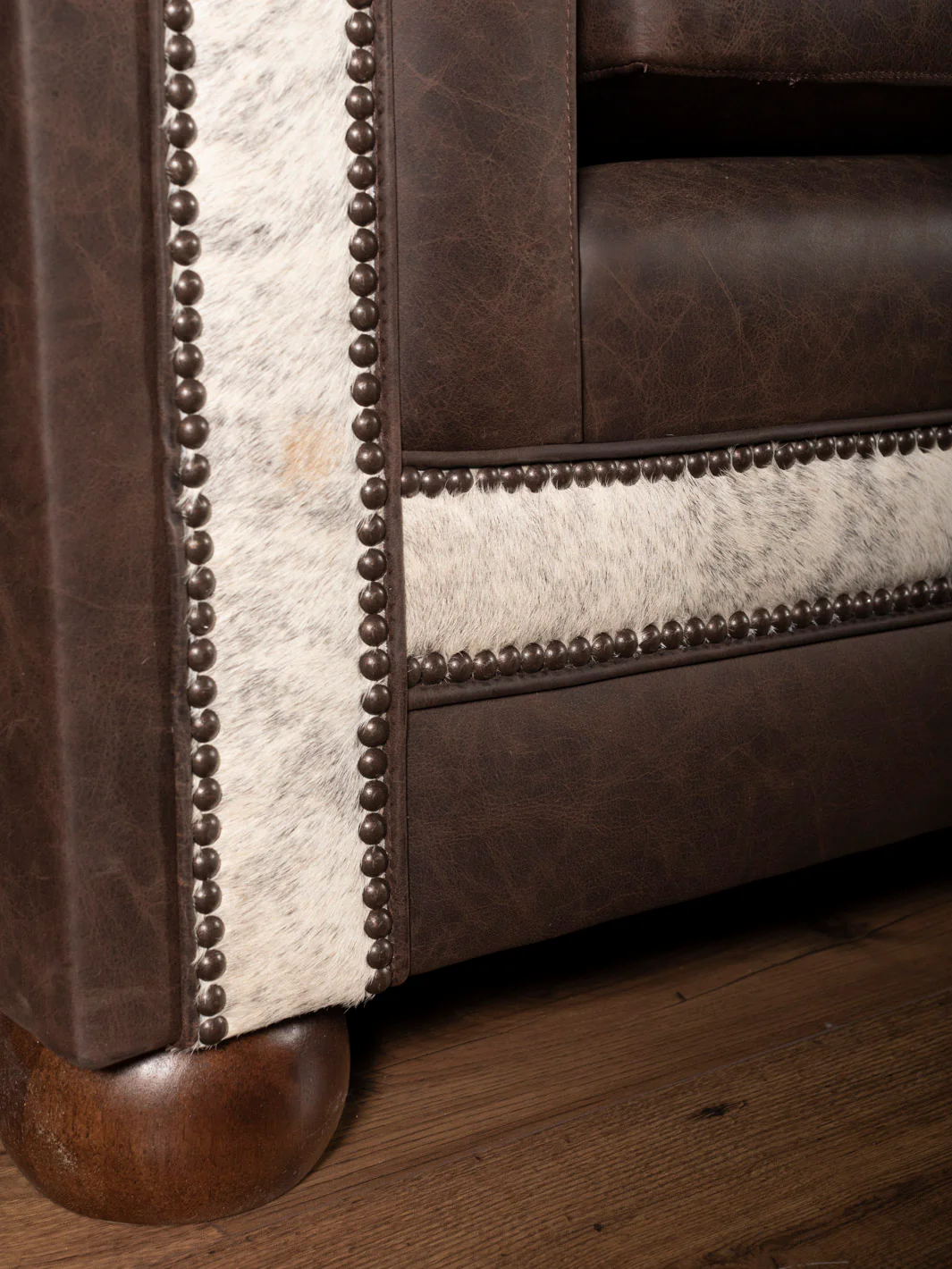 Granite Architect Leather Sofa - Image 6