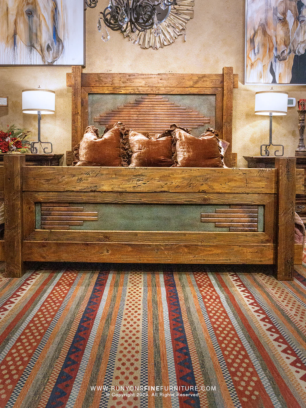 Sierra Verde Copper King Bed