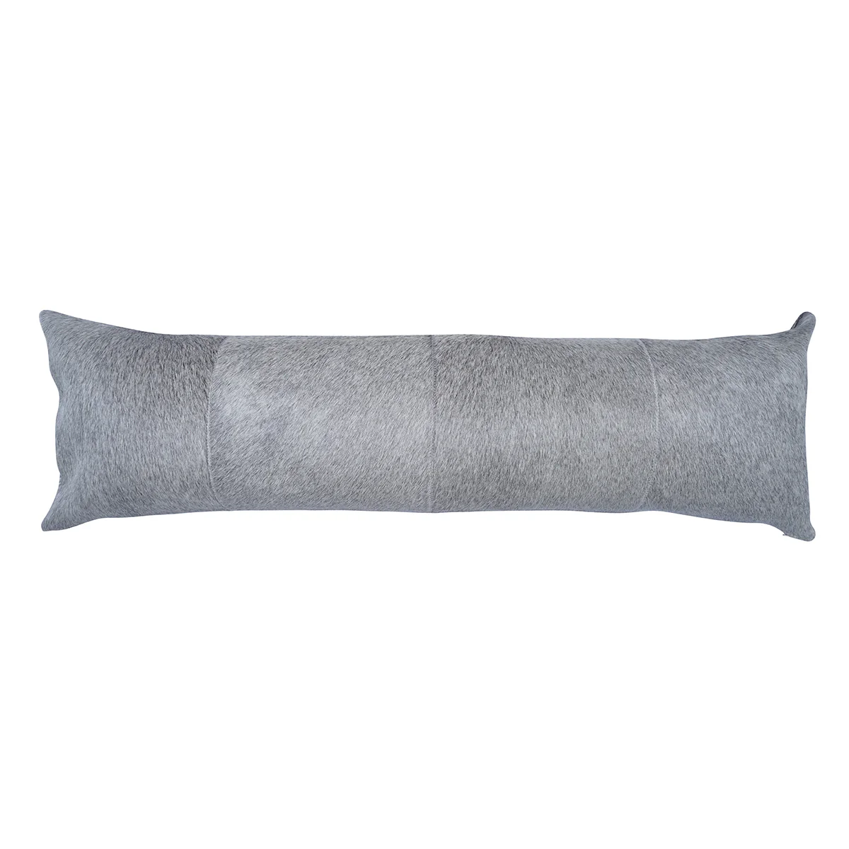 Grey Patch Cowhide Pillow - Image 3