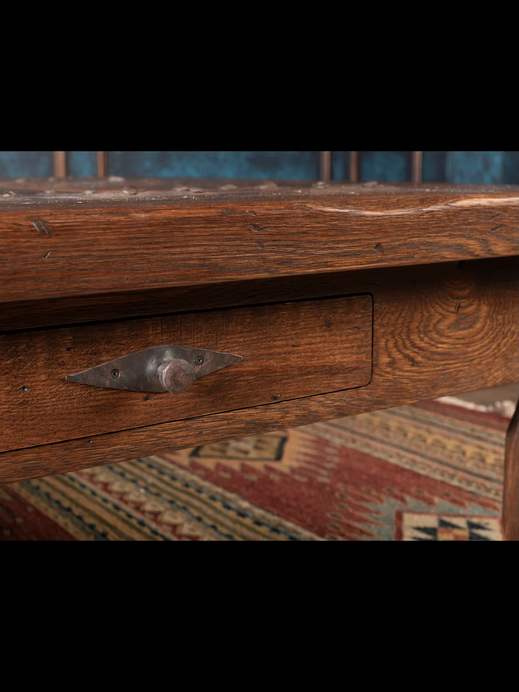 Iron Spur Plank-Top Coffee Table - Image 3