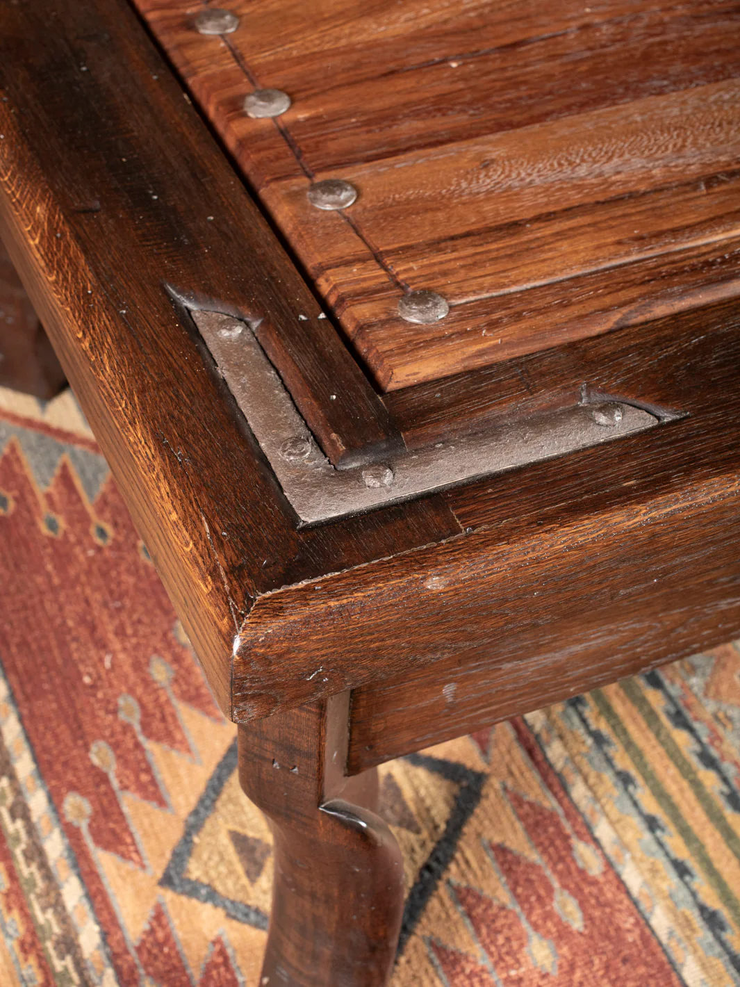 Iron Spur Plank-Top Coffee Table - Image 4