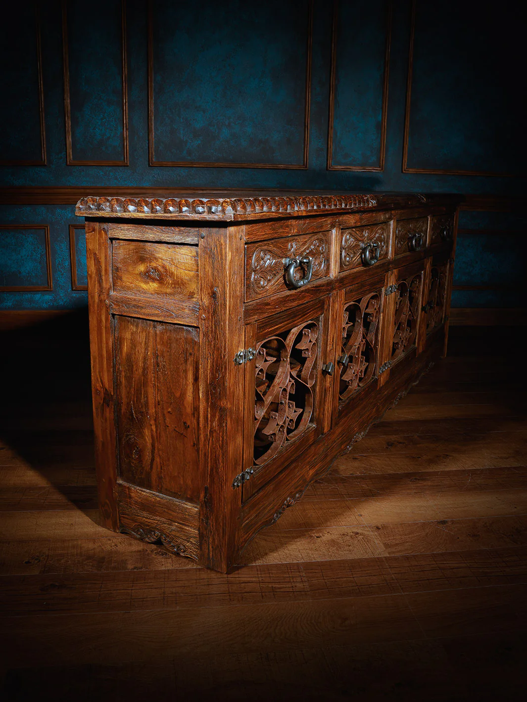 Jason Scott Lovina Hall Buffet w/ Iron Doors - Image 2
