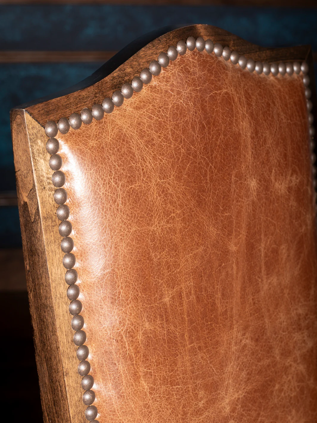 Jumbo Croc Sycamore Leather Dining Chair - Image 3