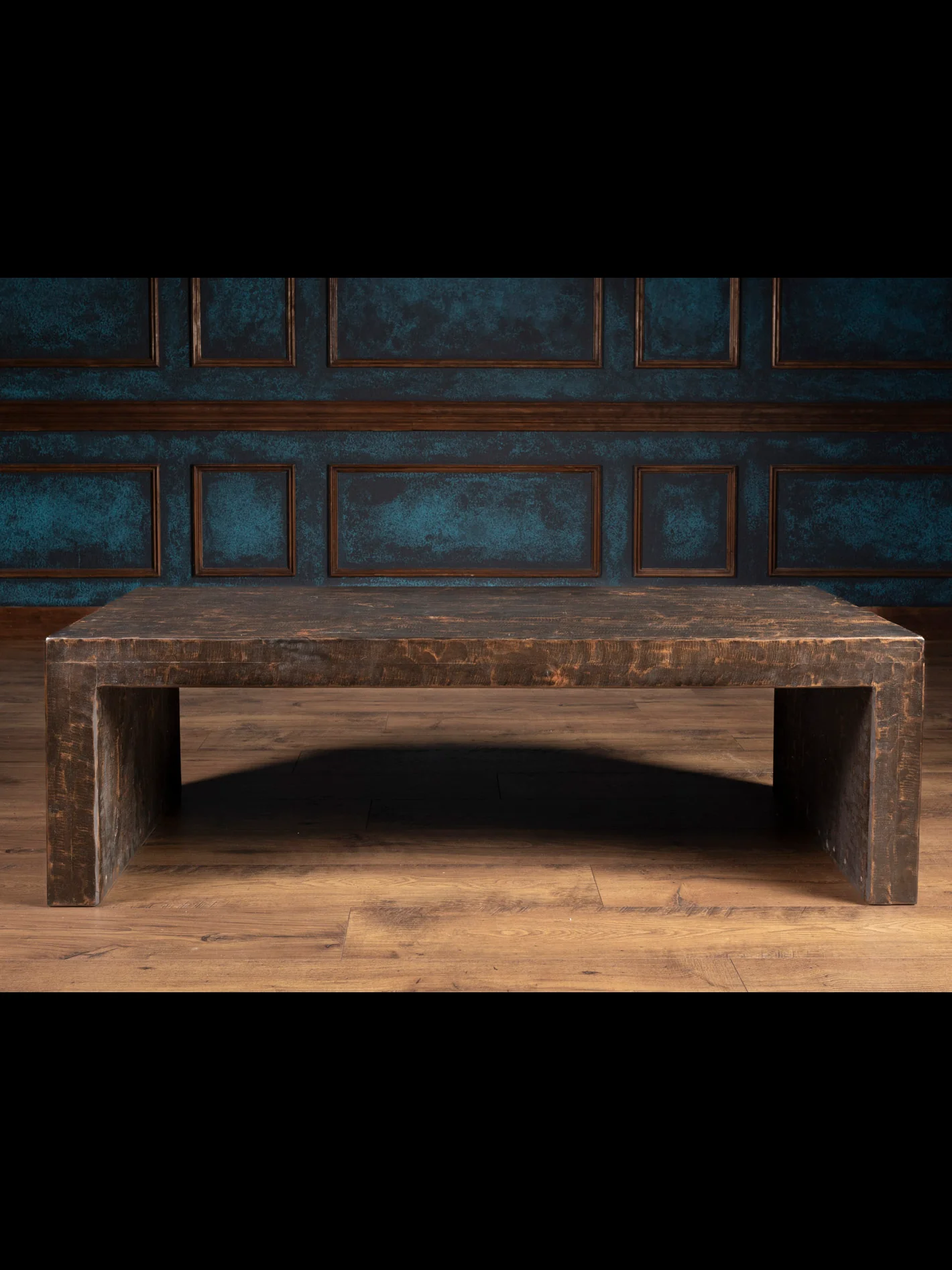 Knotty Alder Nesting Coffee Table Set - Image 4