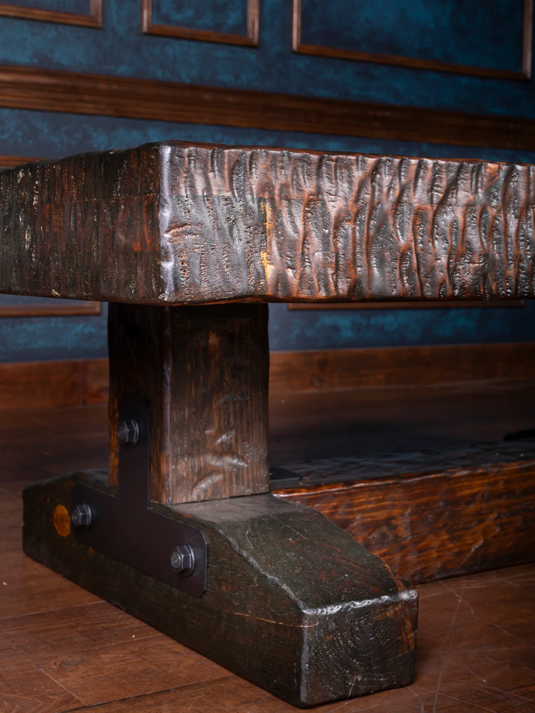 Knotty Alder Rustic Coffee Table - Image 2