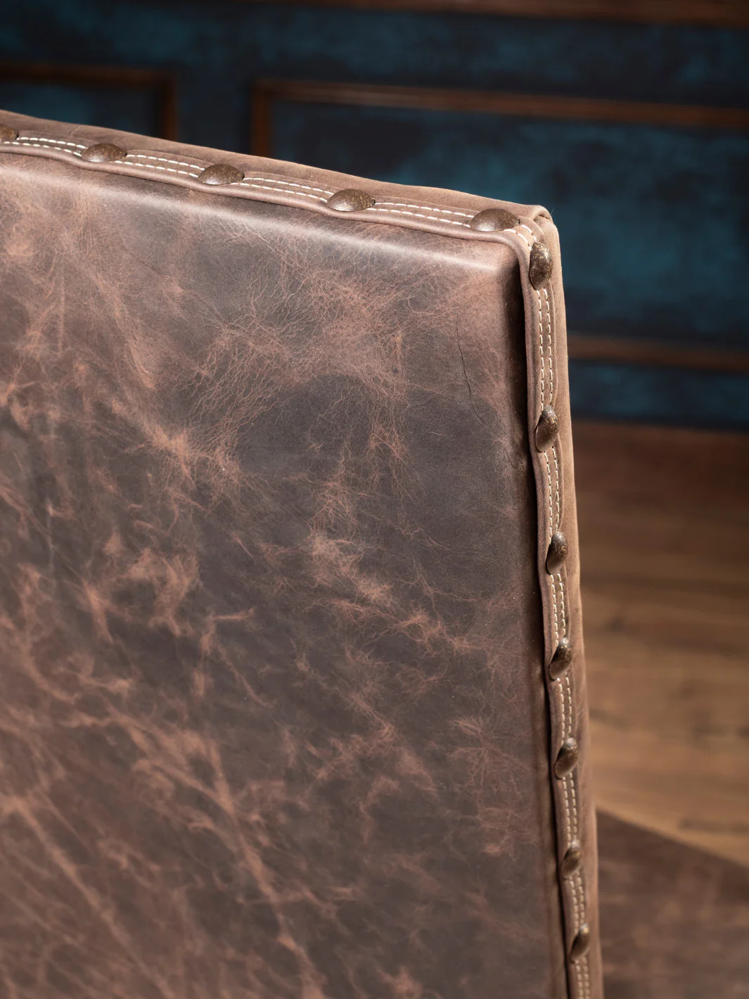 Mustang Leather Dining Chair - Image 3