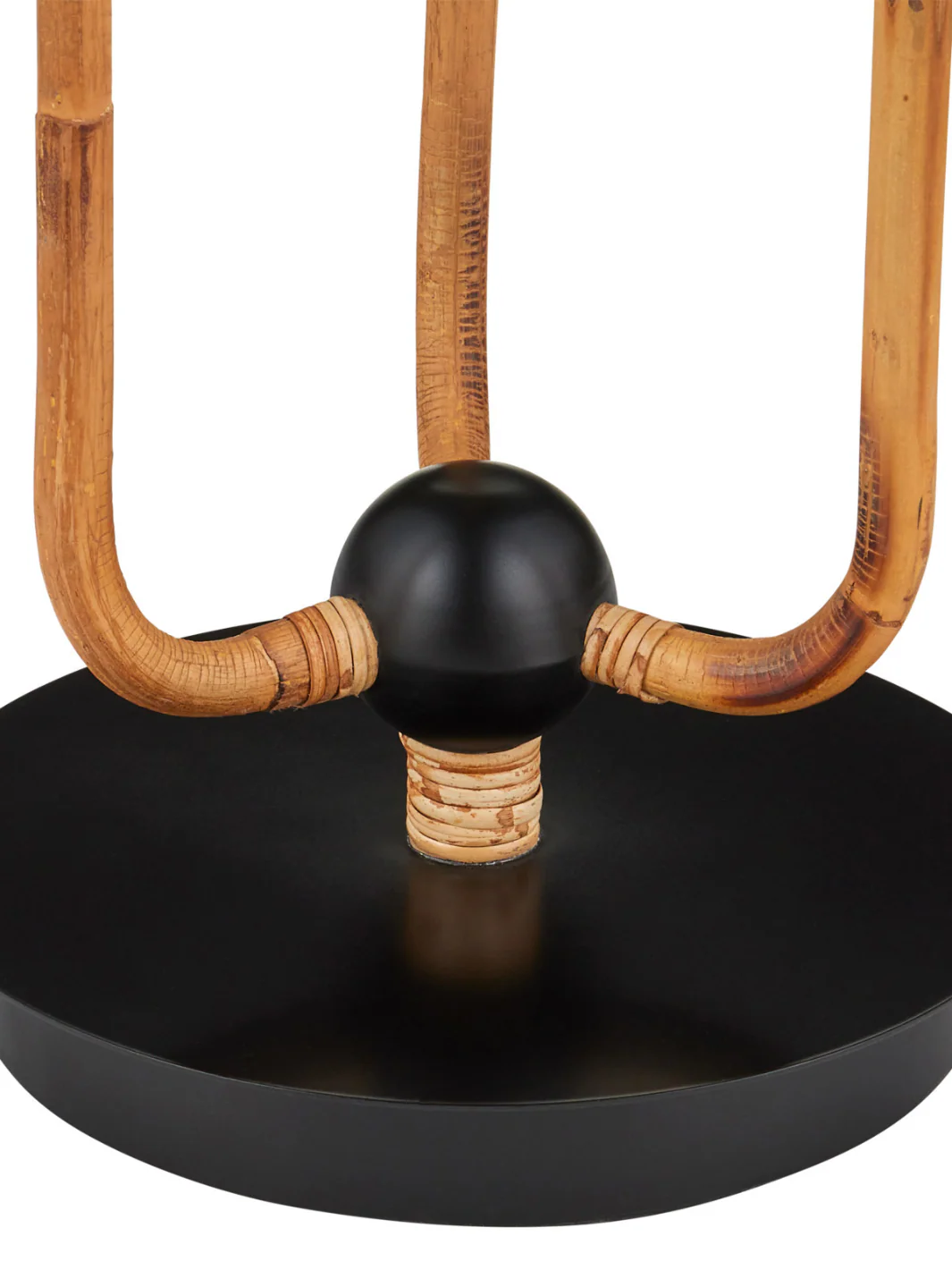 Natural Rattan Triptych Floor Lamp - Image 2