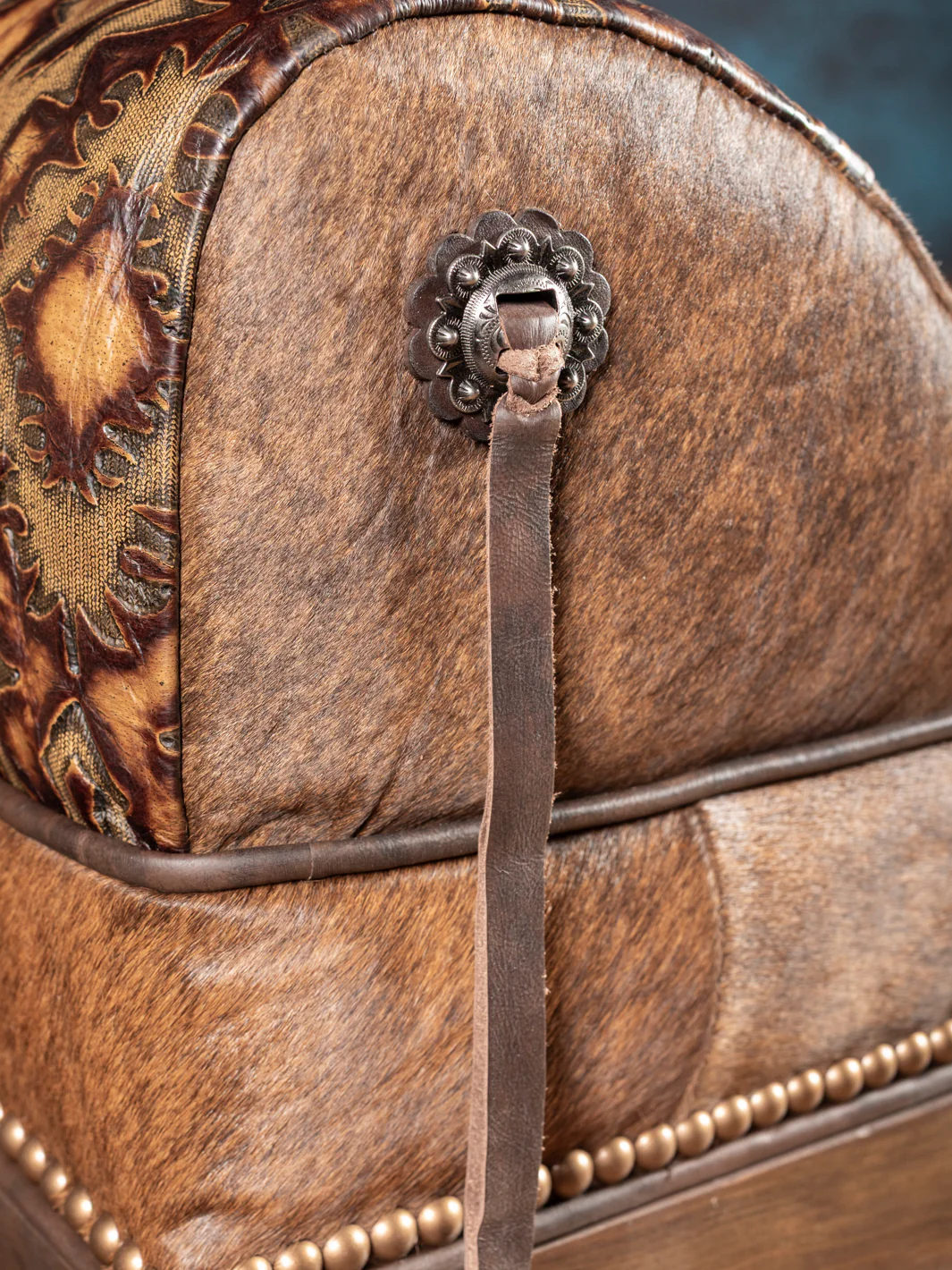 Nocona Leather Boot Bench - Image 5