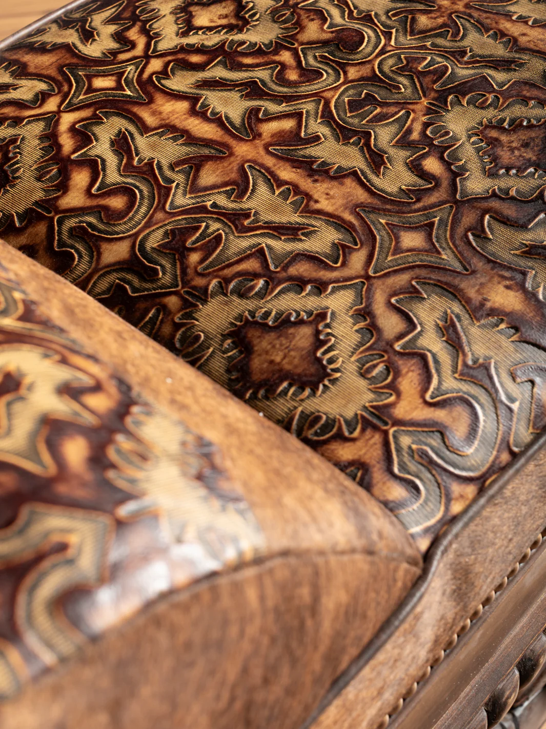 Nocona Leather Boot Bench - Image 6