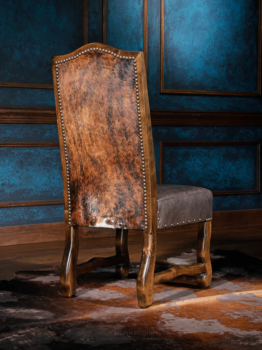 Nottingham Leather Dining Chair - Image 2