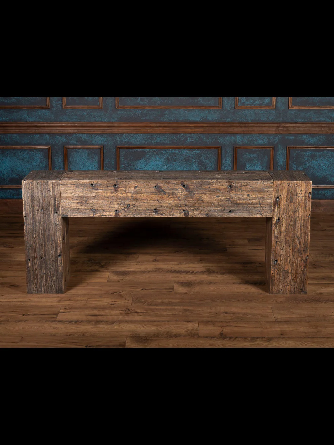 Reclaimed Oak Beam Console Table