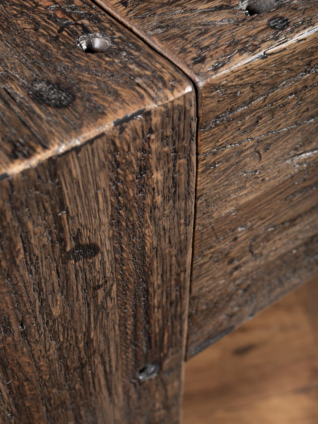Reclaimed Oak Beam Console Table - Image 2