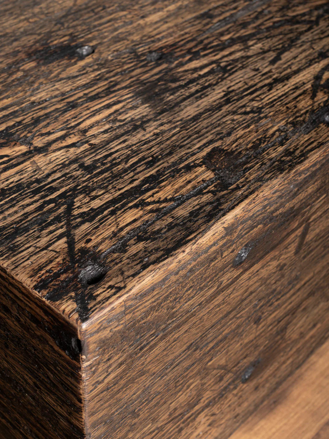 Reclaimed Oak Beam Coffee Table - Image 2
