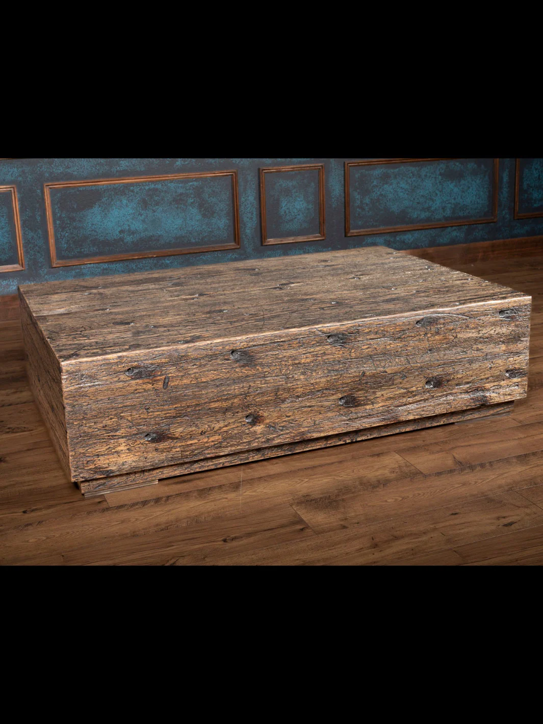 Reclaimed Oak Beam Coffee Table - Image 3