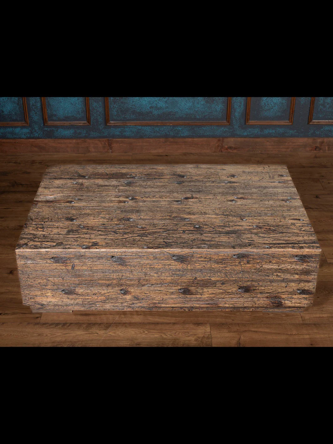 Reclaimed Oak Beam Coffee Table - Image 5