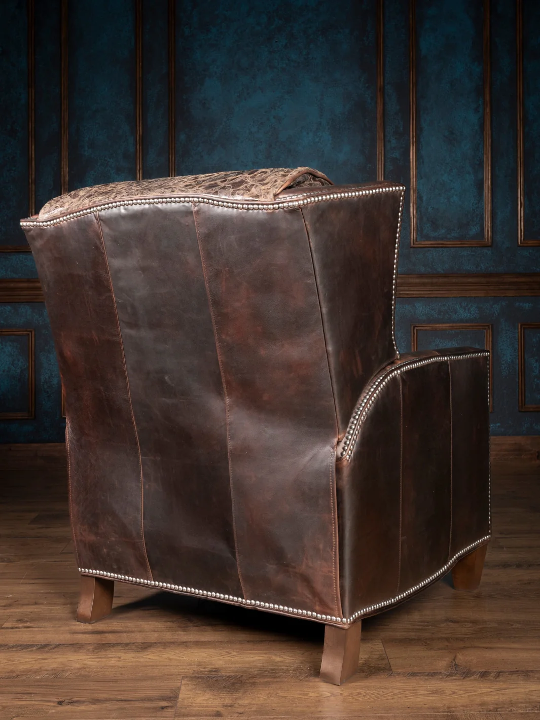 Rustic Gallio Leather Recliner - Image 2