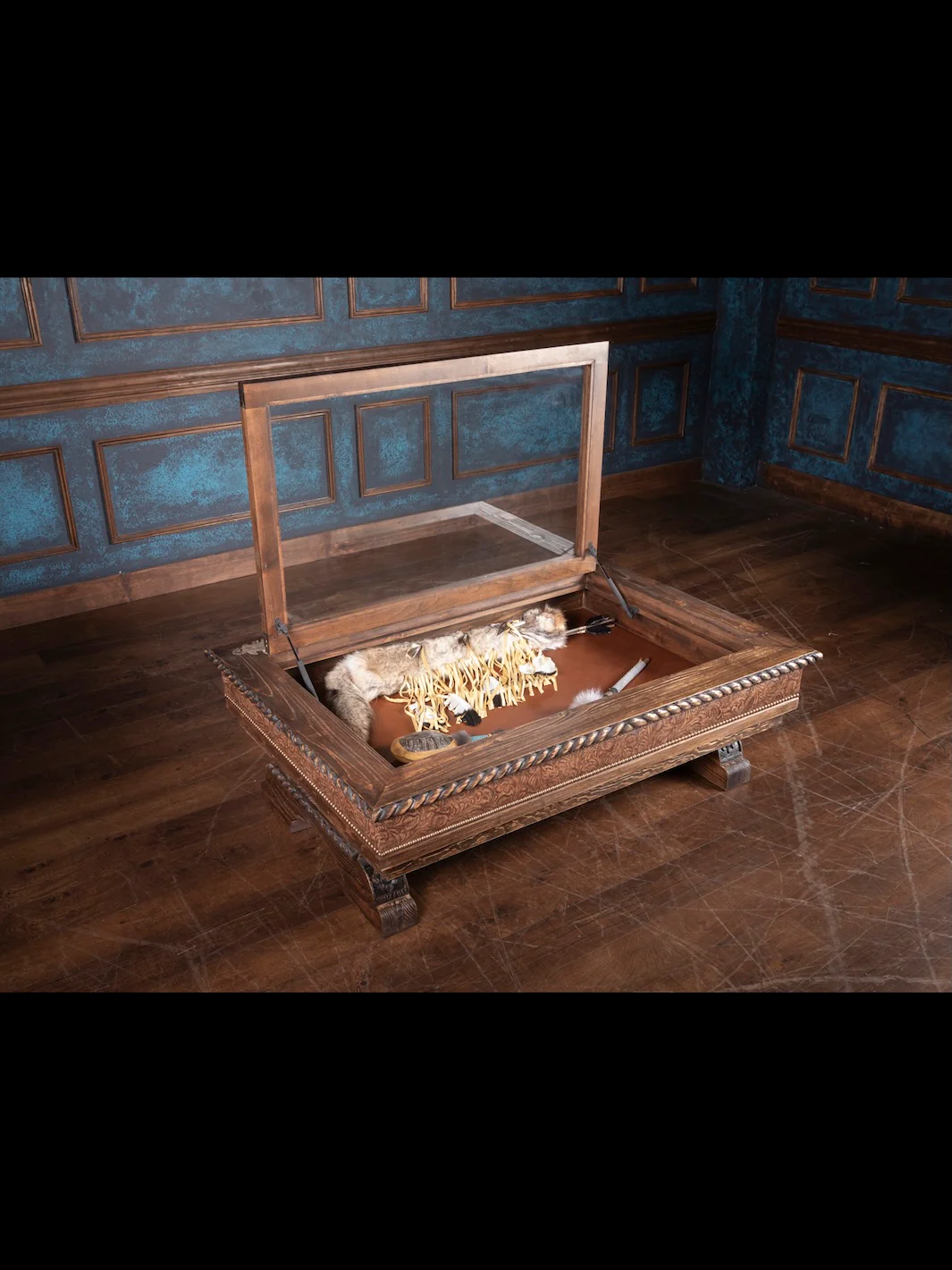 Saddle Ridge Shadow Box Coffee Table - Image 4