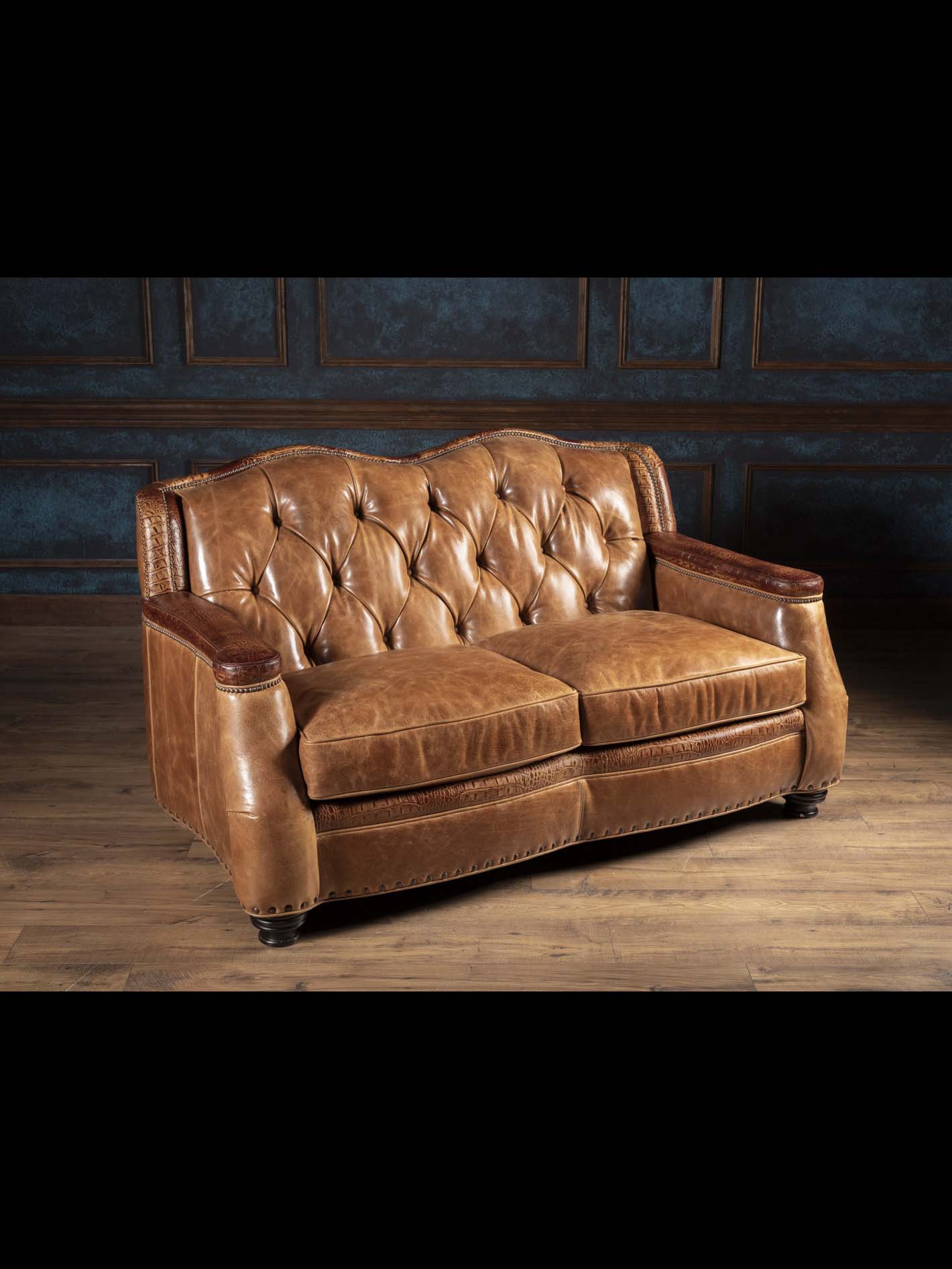 Saddleback Leather Loveseat