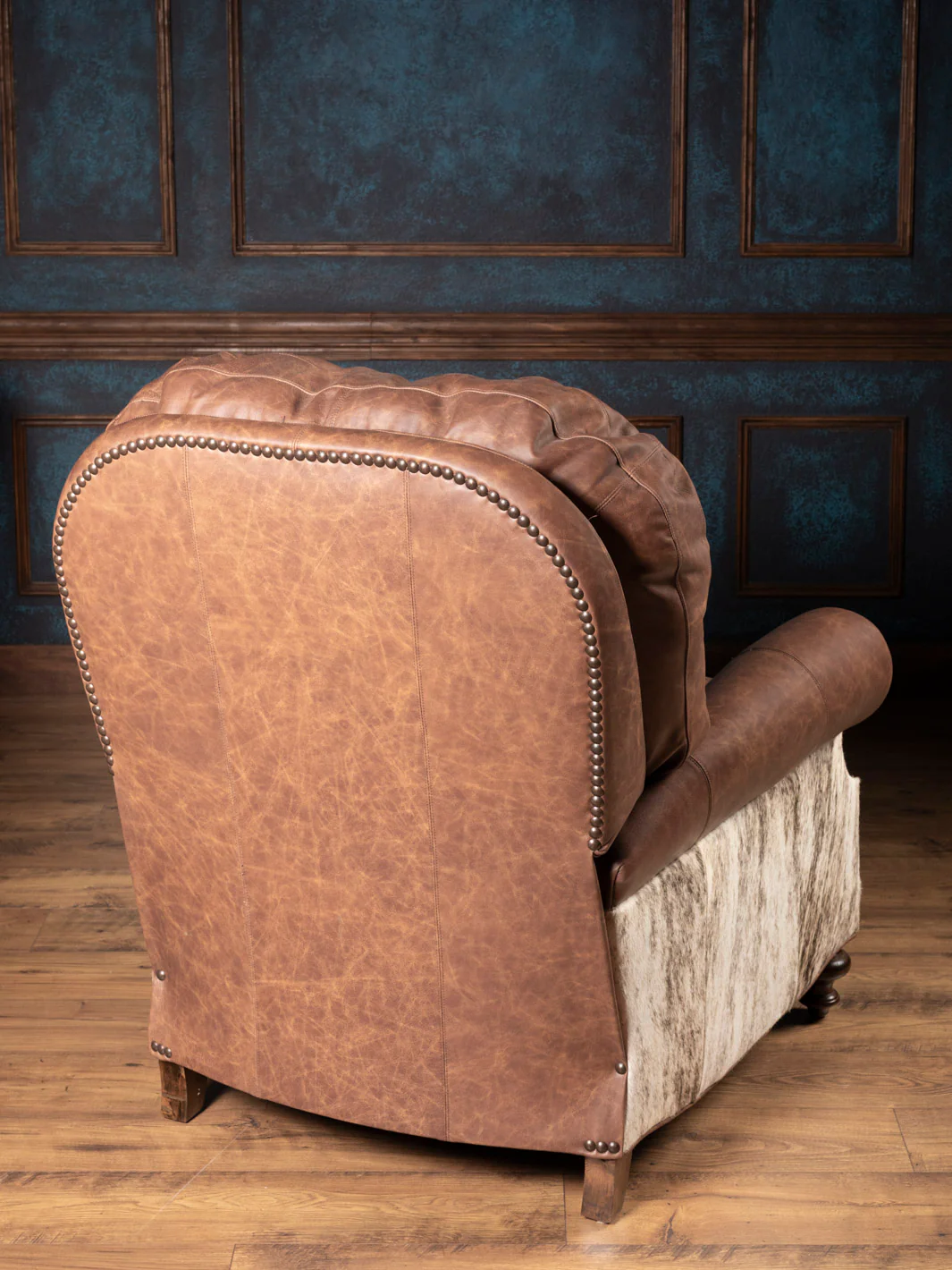 Saloon Whiskey Leather Recliner - Image 2