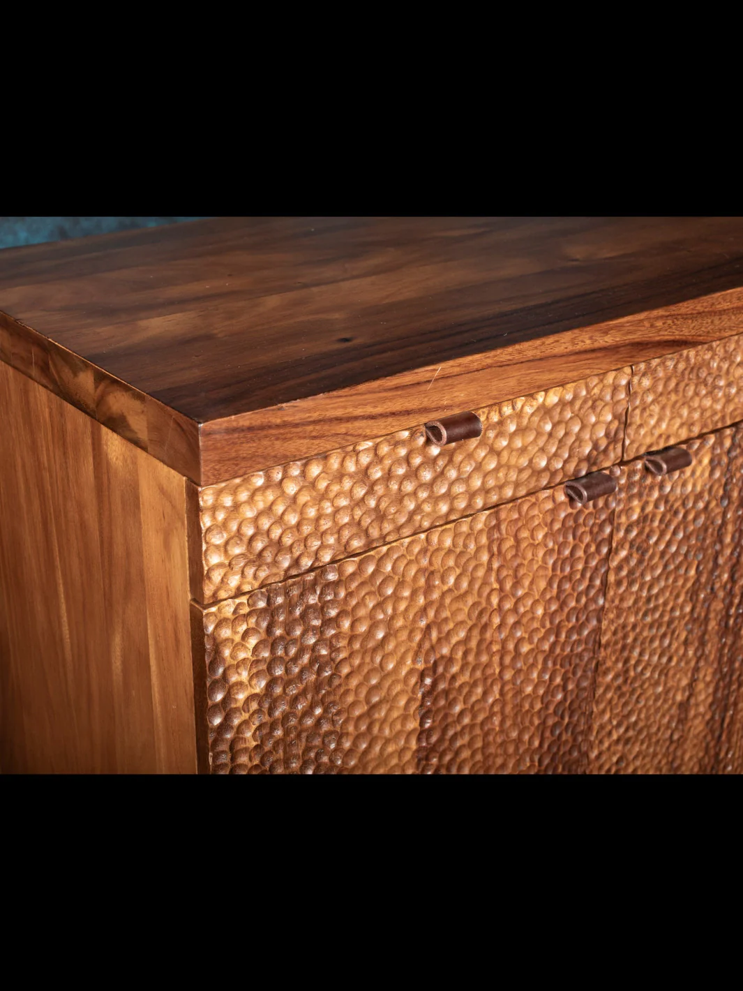 Sedona Grain Textured Panel Sideboard - Image 2