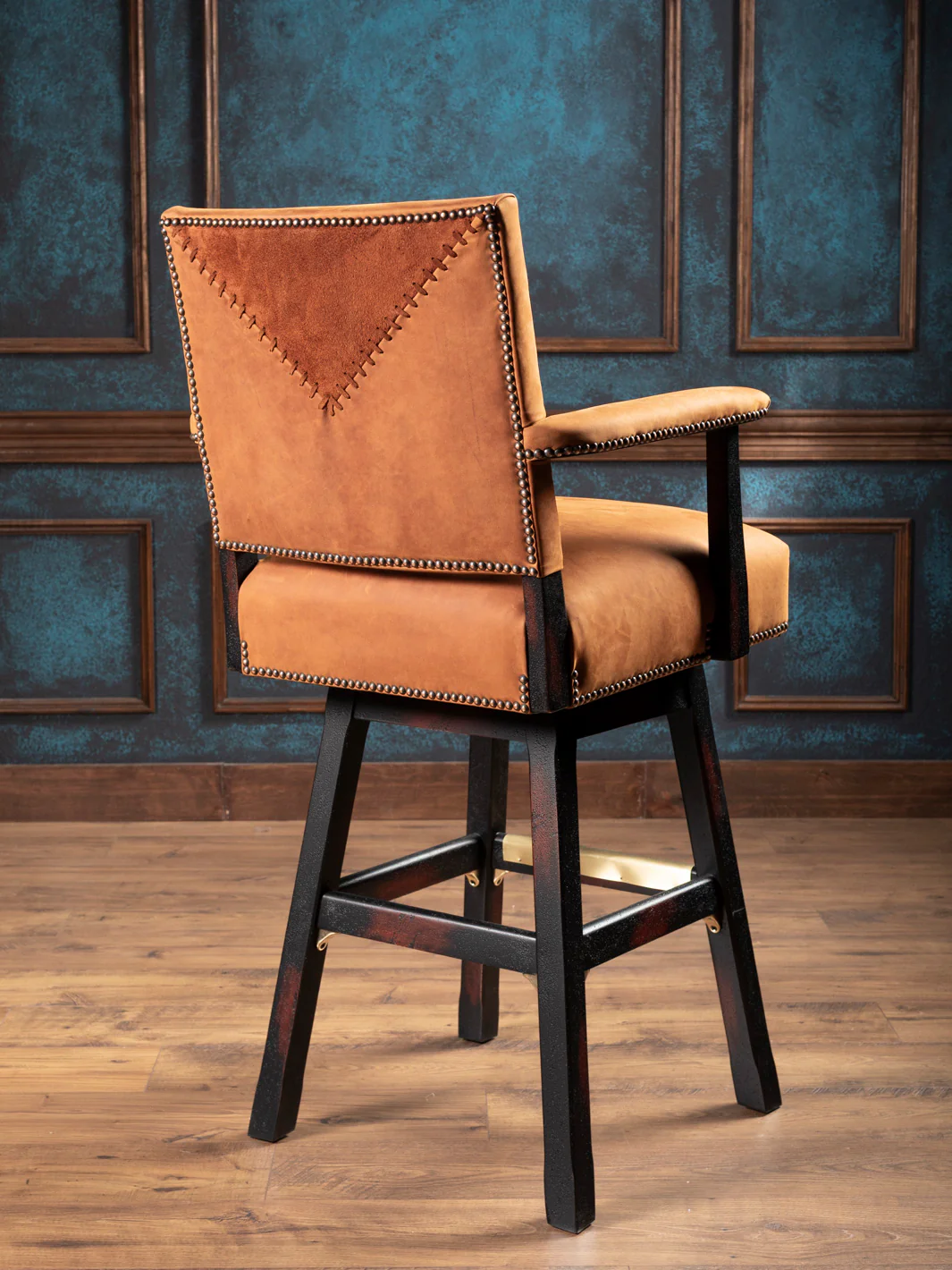 Sedona Saddle Leather Bar Stool - Image 2