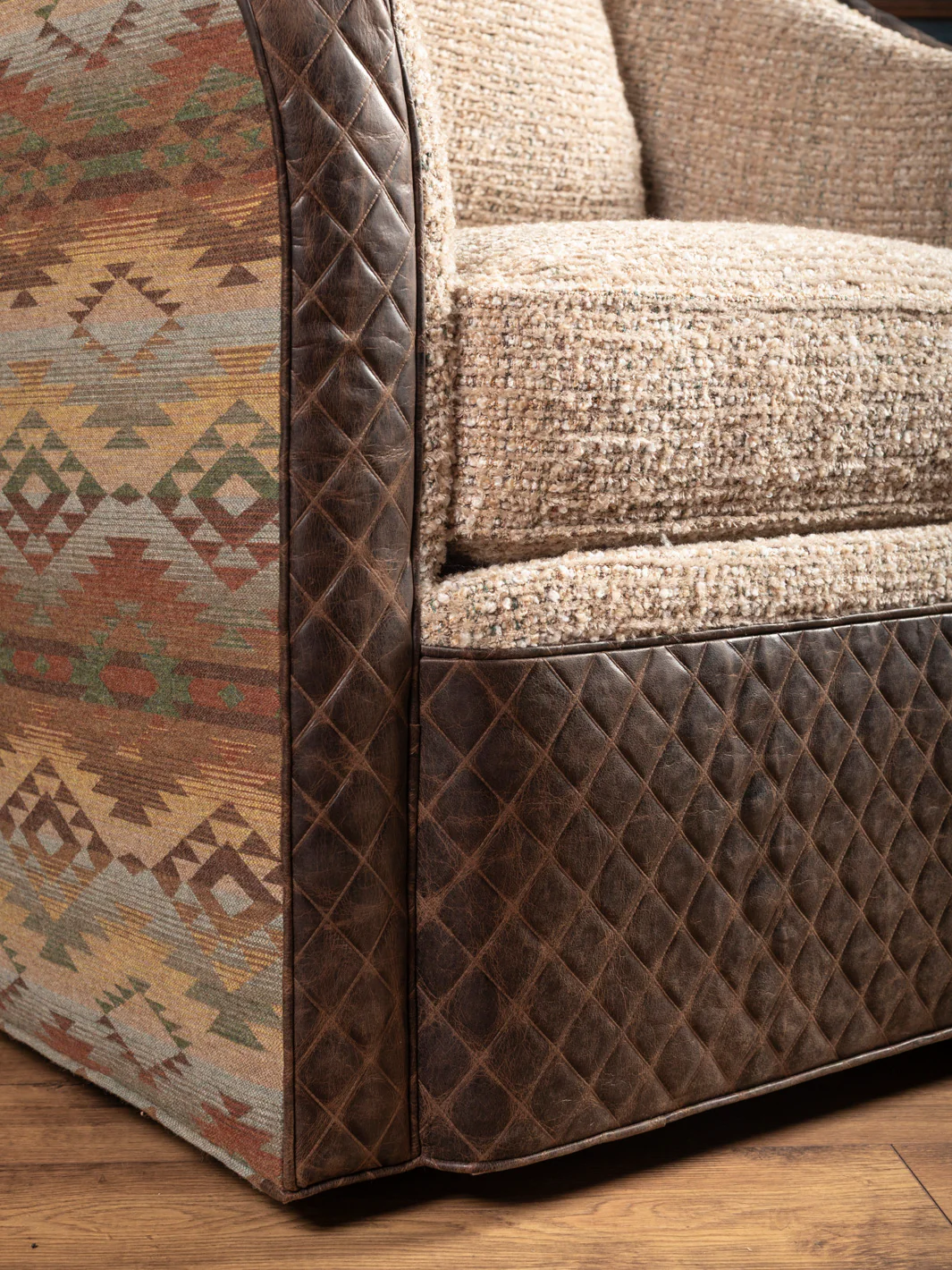 Southwest Luxe Swivel Chair - Image 4