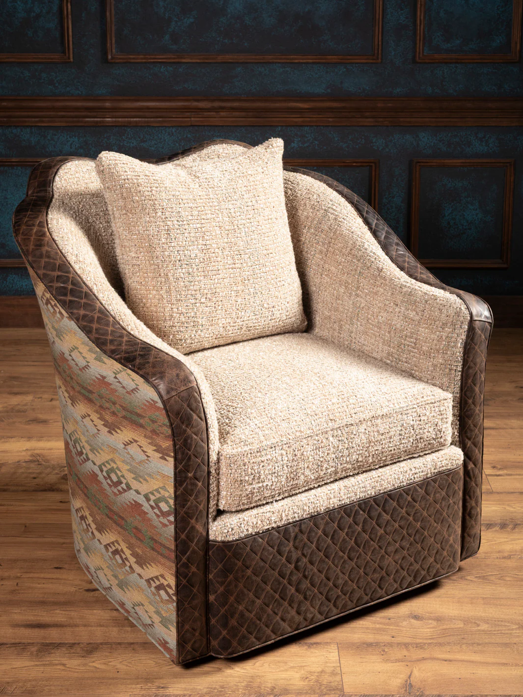 Southwest Luxe Swivel Chair - Image 6