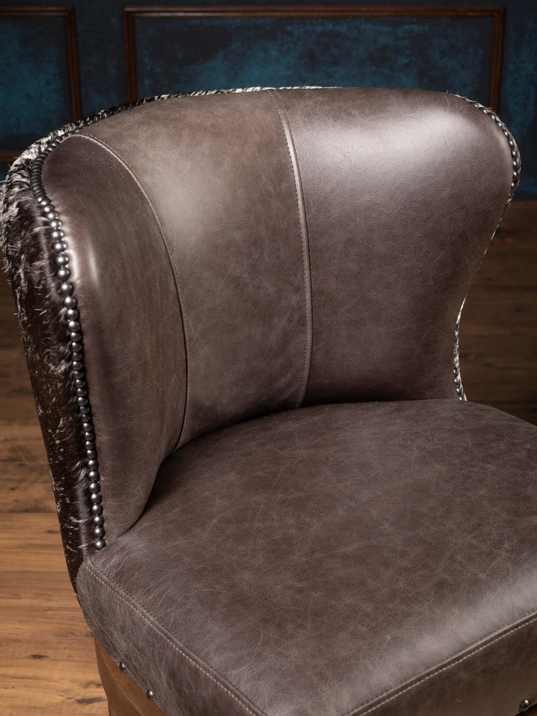 Speckled Saddleback Leather Bar Stool - Image 3