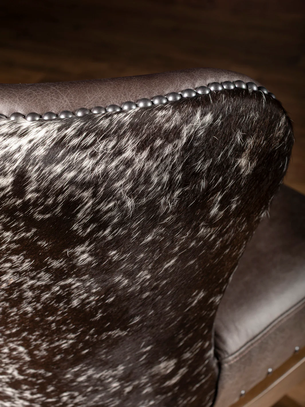 Speckled Saddleback Leather Bar Stool - Image 5