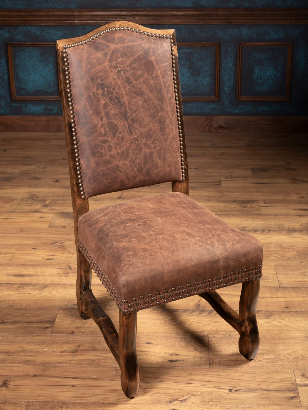 Springbok Side Leather Dining Chair - Image 6