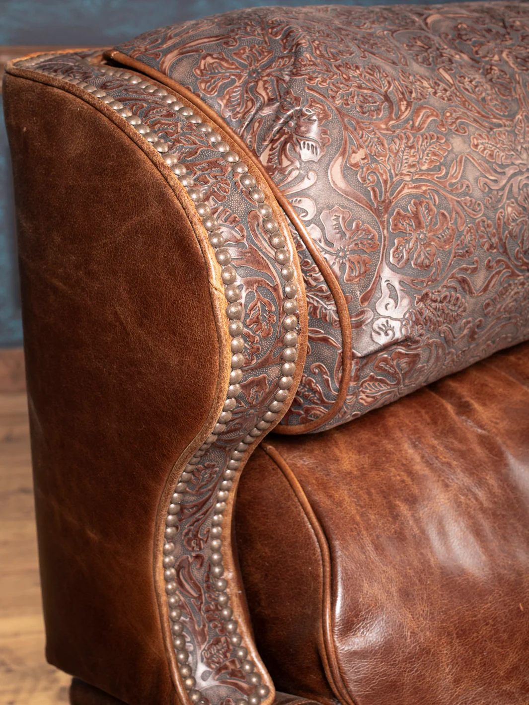 Texas Luxe Leather Bronco Recliner - Image 3