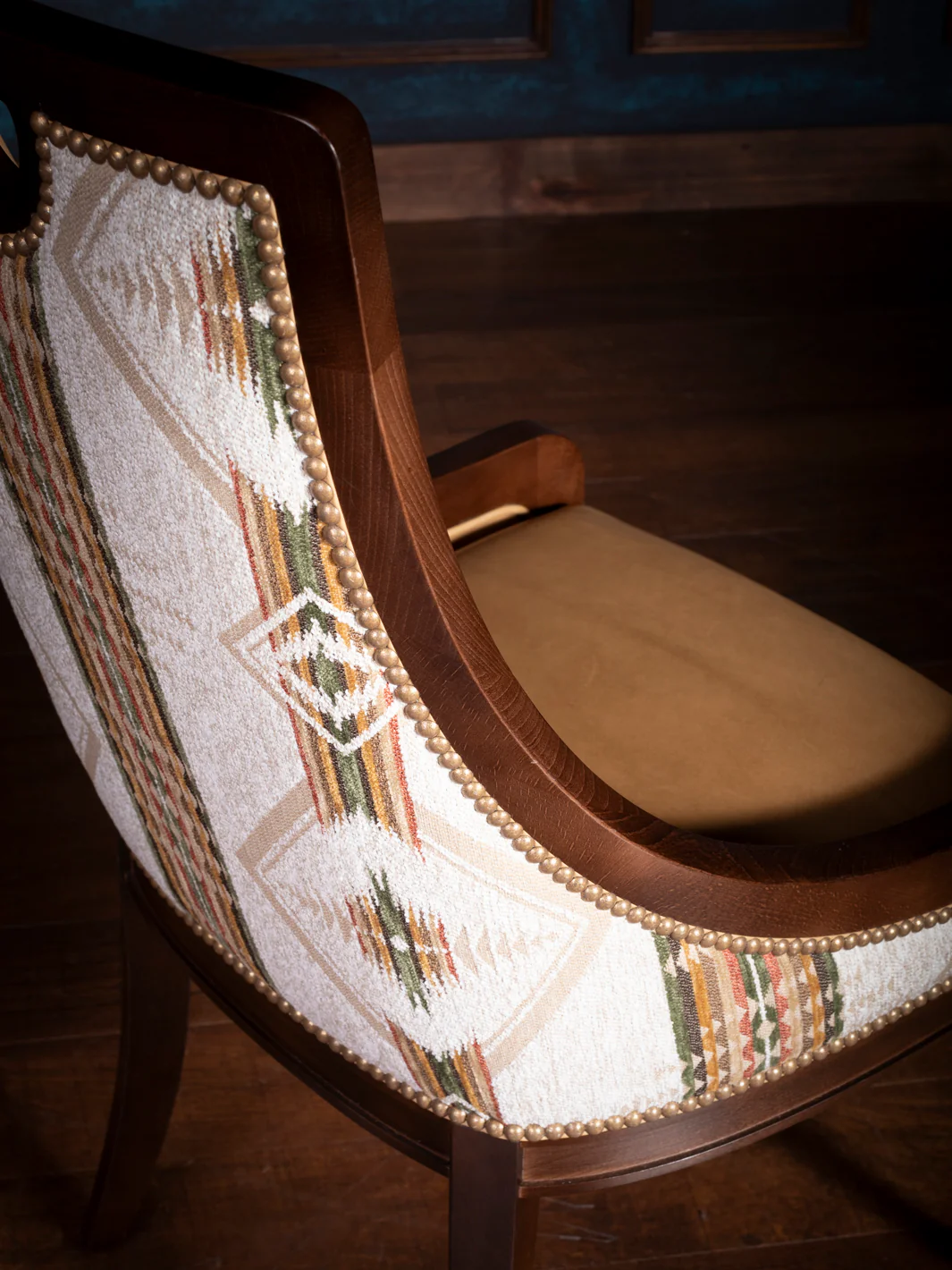 Trail Ride Leather Dining Chair - Image 5