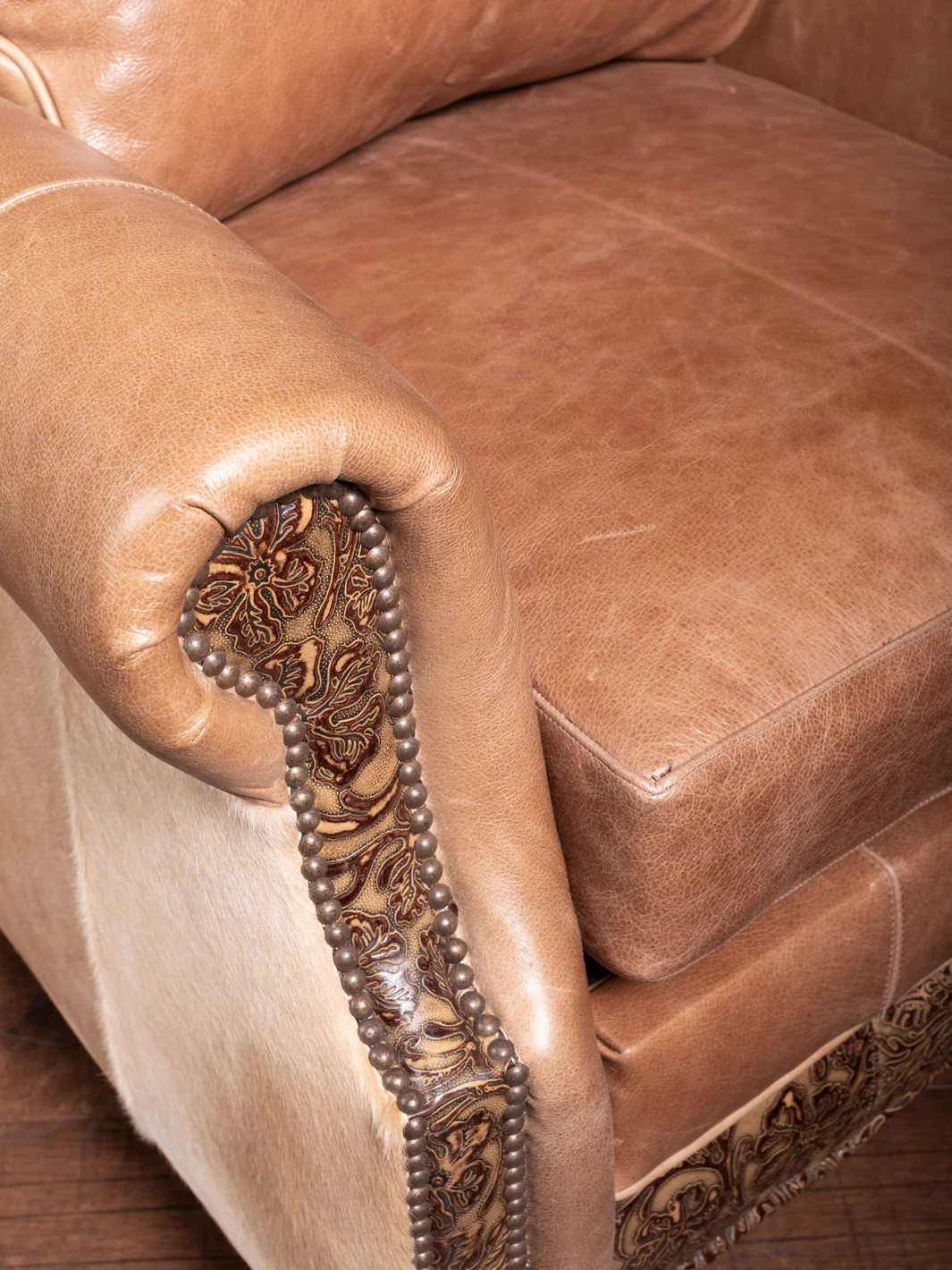 Western Sunflower Bronco Recliner - Image 6