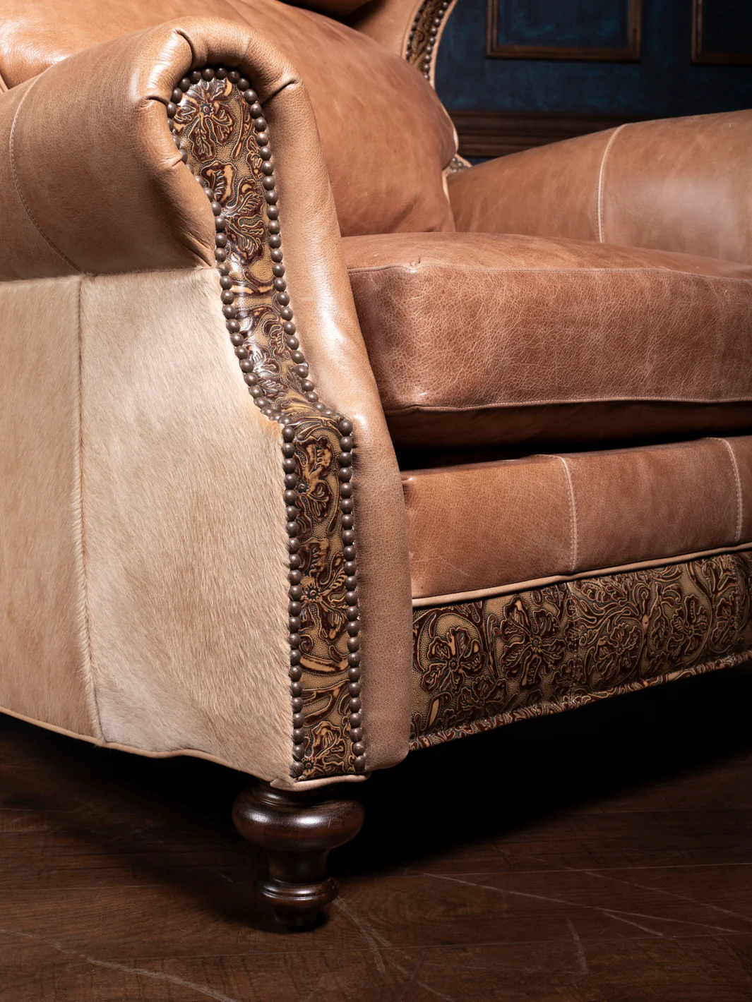 Western Sunflower Bronco Recliner - Image 7